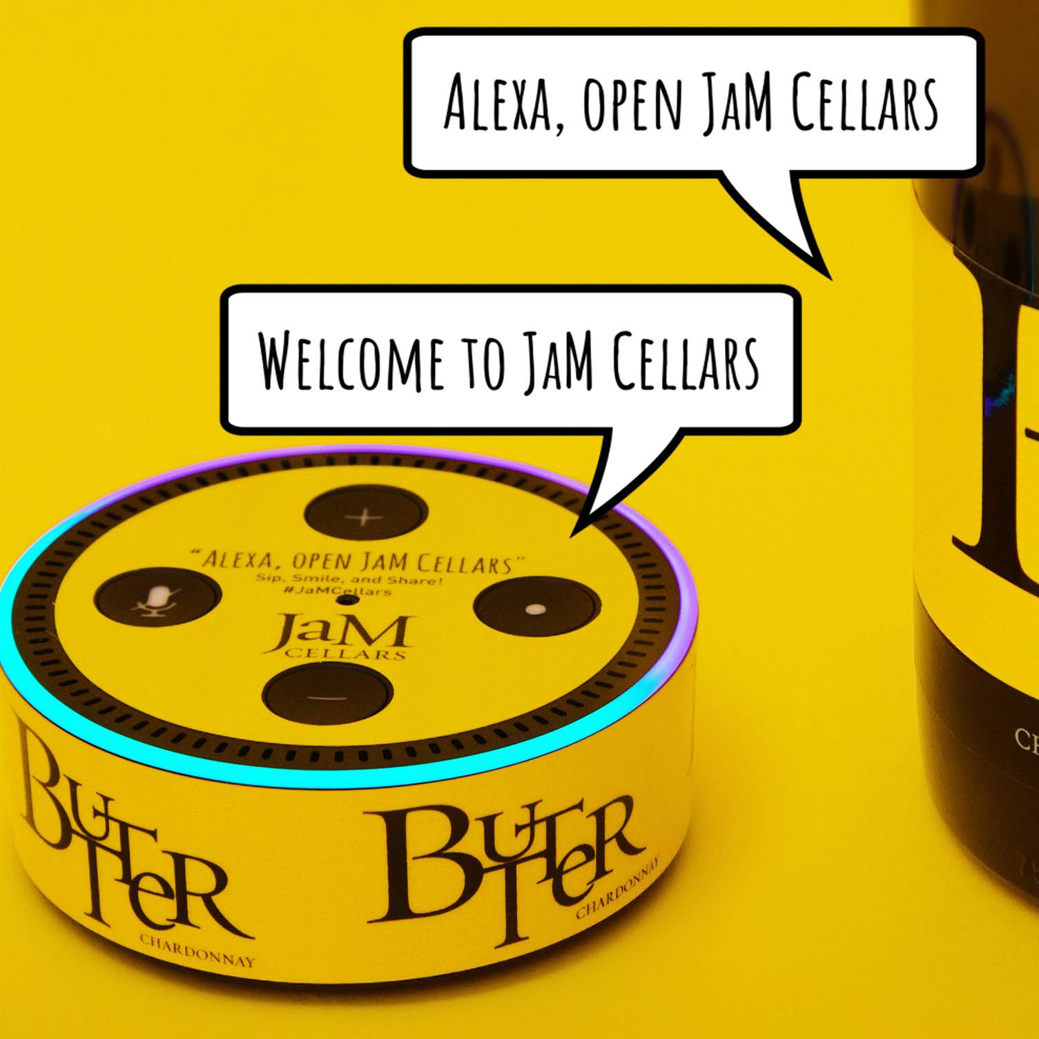 JaM Cellars debuts innovative in-home technology with Amazon Alexa skill and new branded radio station on iHeartRadio.  
